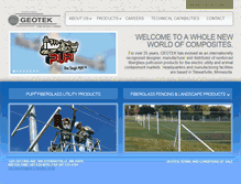 Tablet Screenshot of geotekinc.com